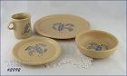 McCoy Pottery 16 Pieces Bluefield Dinnerware Service For 4