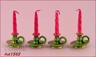 Gurley Candle Lot of Four Chamber Candles