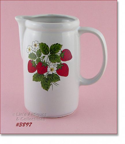 McCoy Pottery Strawberry Country Serving Pitcher