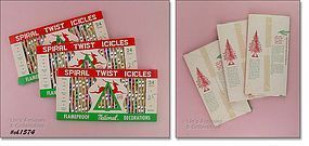 24 METAL ICICLES – MINT IN BOX!