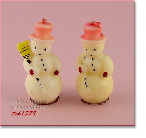 TAVERN CANDLE COMPANY SMALL SNOWMAN CANDLE AND ONE FREE CANDLE