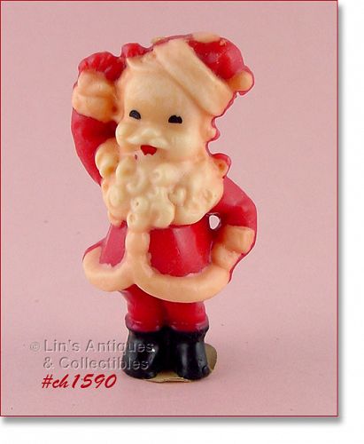 Gurley Candle Waving Santa Vintage Candle