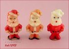 Gurley Candle Lot of Three Santa Candles