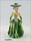 Kreiss Vintage Napkin Lady Dated 1959 Green Dress