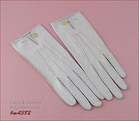 VINTAGE VAN RAALTE LEATHER GLOVES (MINT)