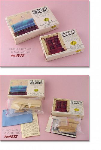 House of Miniatures Furniture Kits Two Kits