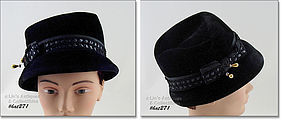 Vintage Phyllis of New York Black Hat