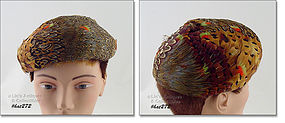 Vintage Flechahats Feather Hat Made in France