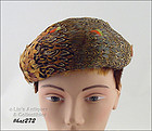 Vintage Flechahats Feather Hat Made in France