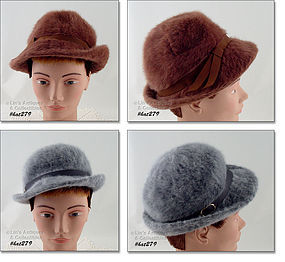 Two Kangol Designs Vintage Hats Made in England