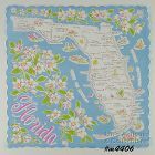 Vintage State Souvenir Hanky Florida