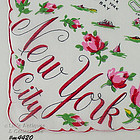 SOUVENIR HANDKERCHIEF, NEW YORK CITY