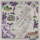 State Souvenir Hanky New Jersey The Garden State