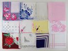 Lot of One Dozen Vintage Hankies