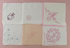 Vintage Monogram Hankies Choice S E E or G