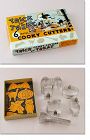 Vintage Halloween Cooky Cutters in Original Box