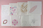 Choice of Vintage Monogram Handkerchiefs Some have sold see listing