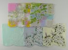 Lot of 5 Larger Size Vintage Floral Hankies