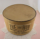 Vintage Hat Box "THE HUB" Henry Levy & Sons