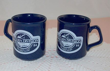 Two 1984 Peabody Coal Company Eastern Division Training Award Cups