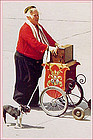 Mr B the Dutch Organ Grinder Pellas Tulip Time Parades Postcard