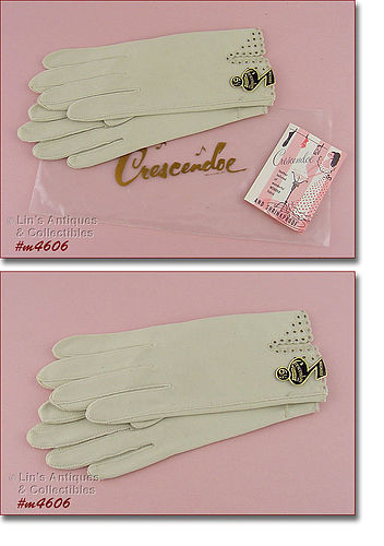 VINTAGE CRESCENDOE GLOVES MINT IN PACKAGE SIZE 6 ½