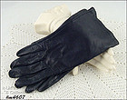 VINTAGE BLACK LEATHER GLOVES SIZE 7