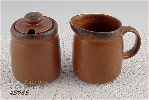 McCoy Pottery Canyon Creamer and Sugar