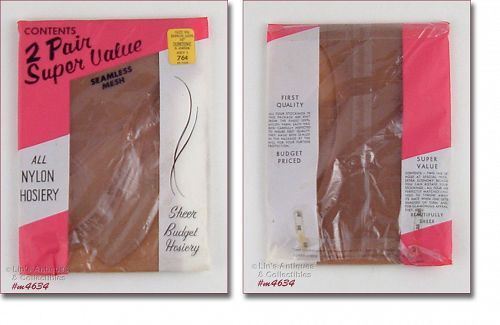 Vintage Seamless Stockings 2 Pairs MIP