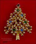 Eisenberg Ice Signed Classic Christmas Tree Pin