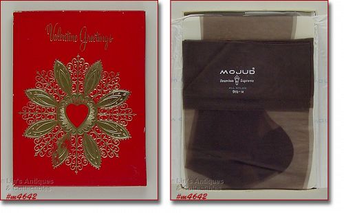 2 PAIRS VINTAGE MOJUD SEAMLESS SUPREME NYLONS MIB SIZE 9 ½M