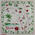 Vintage Florida State Souvenir Hanky