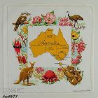 Vintage Heil Souvenir Hanky Australia