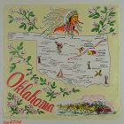 Vintage State Hanky for Oklahoma