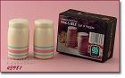 McCoy Pink and Blue Shaker Set in Original Box Mint Condition