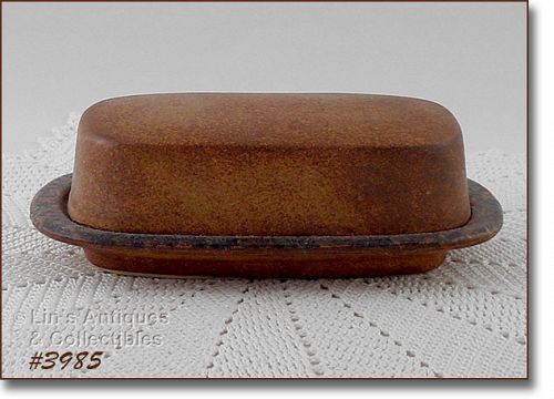 McCoy Pottery Canyon Covered Butter Dish