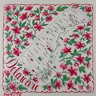 Vintage State Handkerchief Delaware