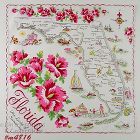 Vintage Souvenir Hanky for Floriday The Sunshine State