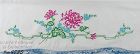 Vintage Hand Embroidered Single Pillowcase