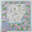 Vintage State Souvenir Hanky Arkansas