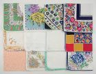 Vintage Handkerchief Lot One Dozen Hankies