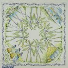 Vintage Souvenir Handkerchief Islands