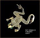 Eisenberg Ice Signed Leaping Frog Pin