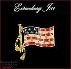 Signed Eisenberg American Patriotic Flag Pin