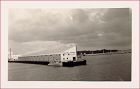 Vintage Real Black and White Photo Entering Miami Harbor 1939