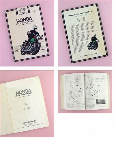 Honda Service Repair Handbook 750 CC Fours 1969 - 1976 Clymer