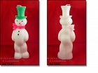 Vintage Gurley Candle Tall Snowman with Top Hat