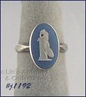 Vintage Wedgwood Sterling Cameo Ring Size 5 1/2