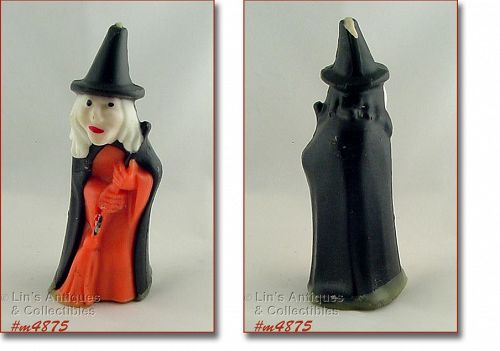 Vintage Gurley Candle Halloween Witch