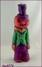 VINTAGE GURLEY HALLOWEEN PUMPKIN HEAD SCARECROW 7 1/2 INCHES TALL